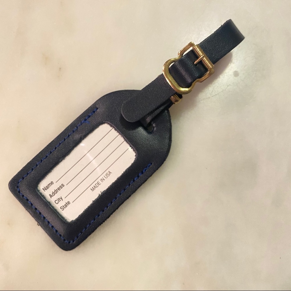 3/$15 COPY - Leather USA luggage tag